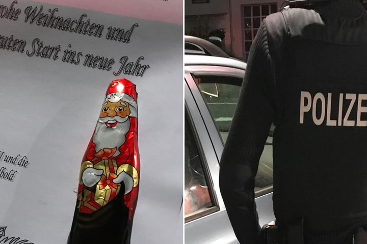 Ein nettes Schreiben gekrönt von einem Schoko-Nikolaus verteilten die Beamten an tadellos agierende Verkehrsteilnehmer.