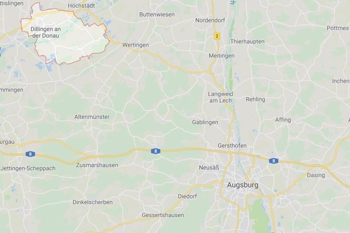 In Blindheim bei Dillingen in Bayern war es zu dem erschreckenden Zwischenfall gekommen.
