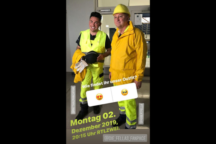 Hubert Fella postete dieses Foto in seiner Instagram-Story.