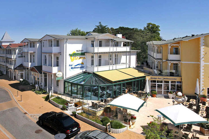 Das Waldhotel Akzent in Göhren auf der beliebten Ferieninsel Rügen.