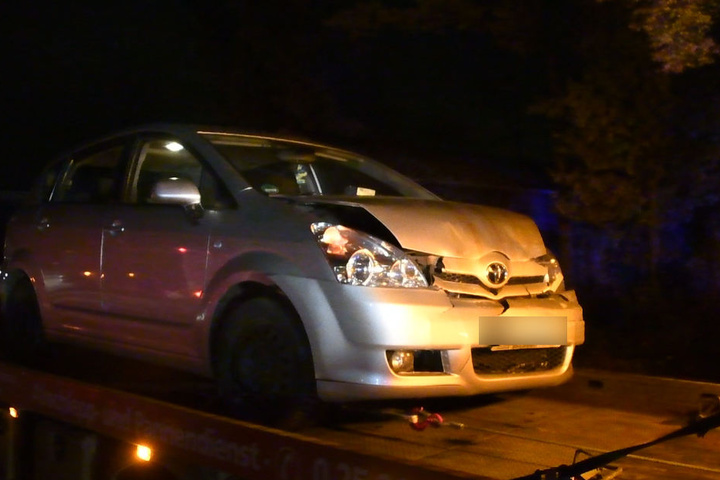 Die Insassen des Toyota blieben unverletzt.