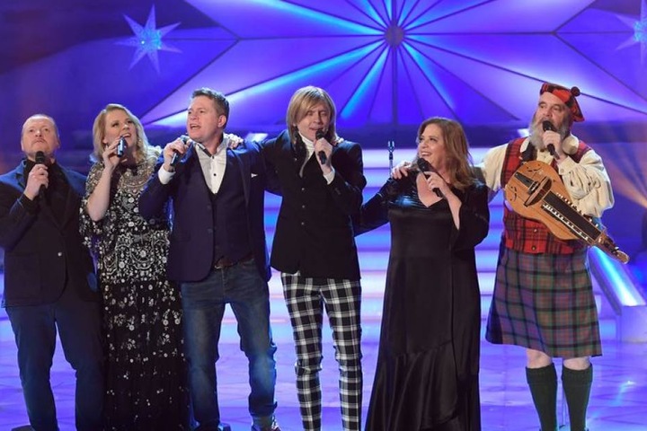 Die Kelly Family performte den Welthit "We are the world".