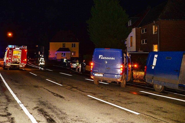 Das Geld aus dem Transporter musste umgeladen werden.