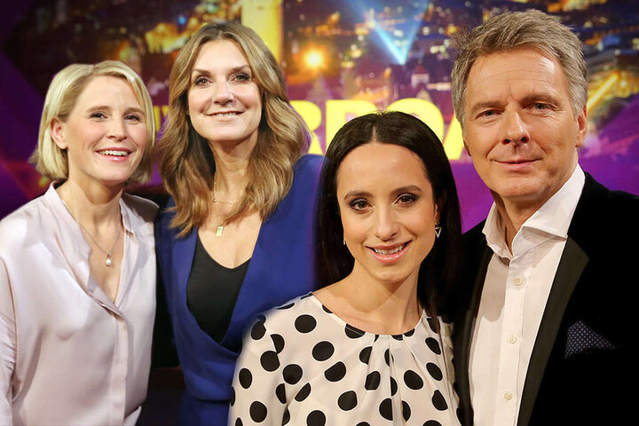 Die Moderatoren-Duos Susan Link und Kim Fisher (l.) sowie Stephanie Stumpf und Jörg Pilawa führen wöchentlich abwechselnd durch die Riverboat-Sendungen.