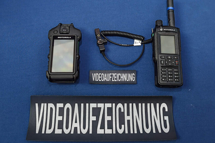 Das neue Equipment der Bundespolizeiinspektion Dresden.