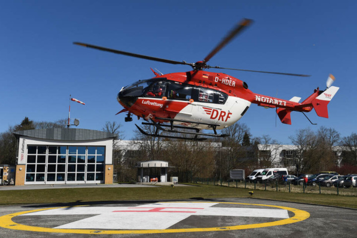 Ein Rettungshubschrauber war im Einsatz (Symbolfoto).