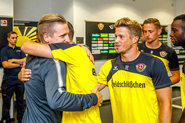 Im Sommer 2017 kehrte Marvin Stefaniak mit dem VfL Wolfsburg nach Dresden zurück und wurde von den Dynamos herzlich begrüßt