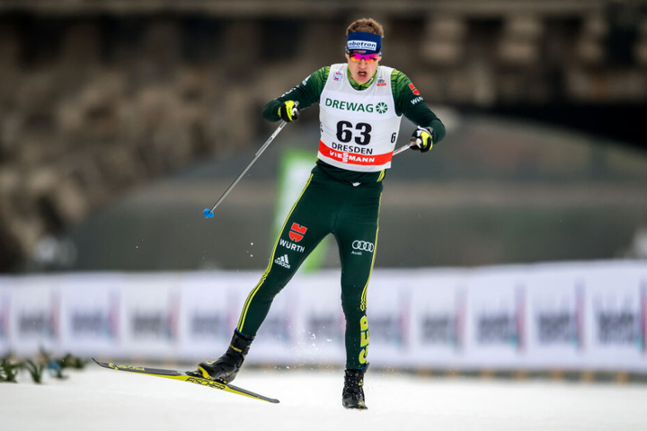 Am Wettkampf-Samstag tritt Richard Leupold (22) selbst an im Rennen um die schnellste Zeit beim Skiweltcup.