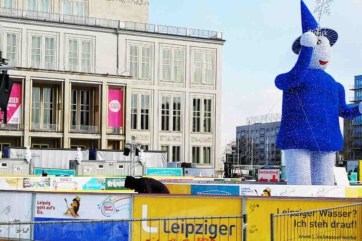 Seit dem 12. Januar drehten die Leipziger hier ihre Runden, nun ist der frostige Spaß vorbei.
