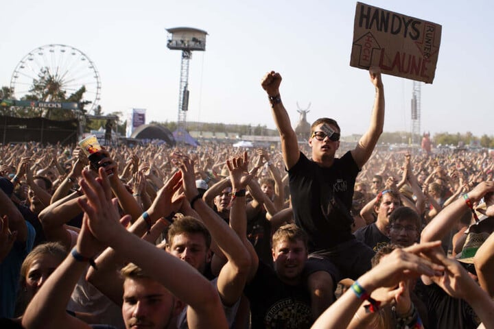 An dem See findet jedes Jahr das große Highfield-Festival statt. (Archivbild)