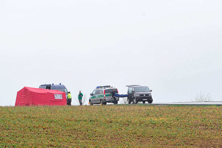 Die Leiche von Rico S. lag auf einem Feld.