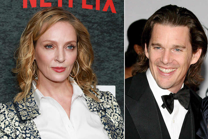 Mayas prominente Eltern: Die US-amerikanische Schauspielerin Uma Thurman und Hollywood-Star Ethan Hawke.
