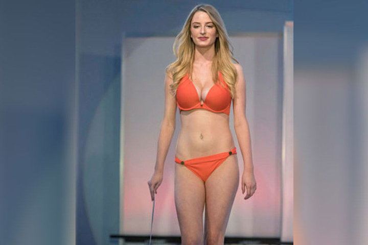 Ein Anblick, der die Jury offenbar nicht ganz überzeugte: Die ehemalige Ballett-Tänzerin Nastassja Bittner (19) aus Leipzig hatte sich als Miss Sachsen fürs Finale qualifiziert.