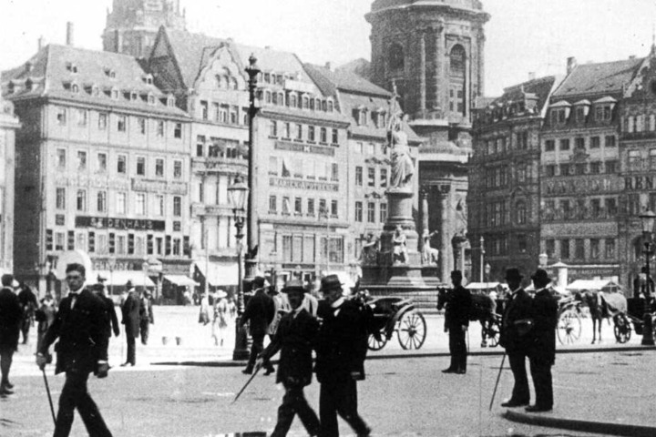 Vergangene Zeiten: Der Altmarkt zu Beginn des vergangenen Jahrhunderts.