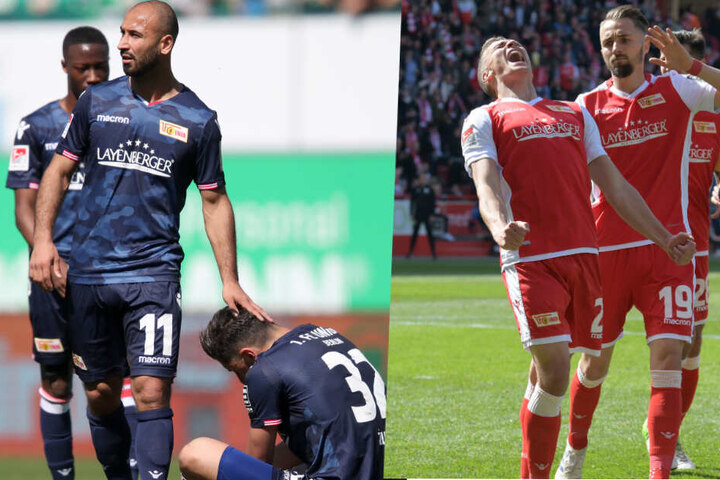 Trauer oder Freude? Der 1. FC Union kann im Aufstiegs-Finale direkt aufsteigen.