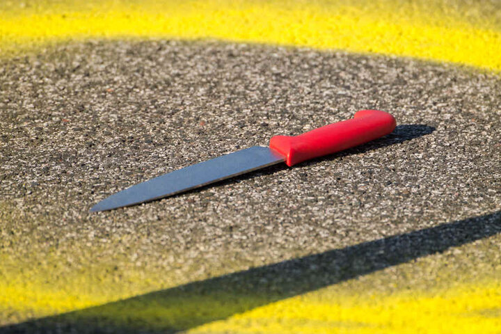 Mit diesem Messer hatte der Angreifer die Passanten bedroht.