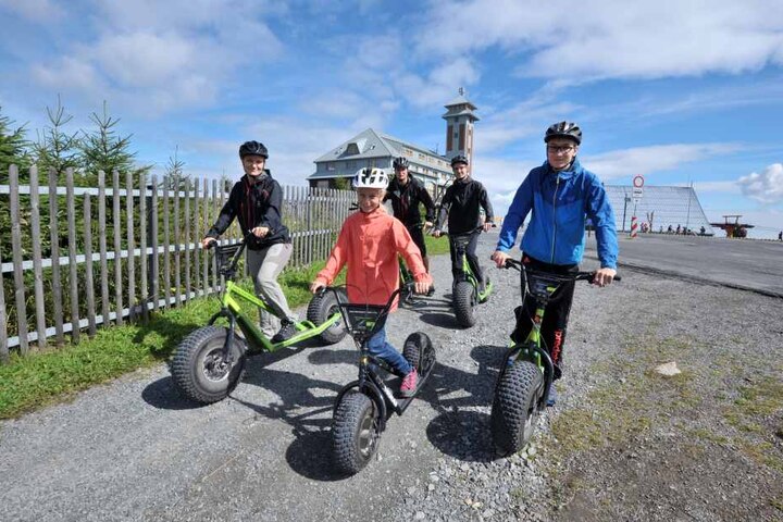 Die Monsterbike-Touren sind vor allem bei Familien beliebt.