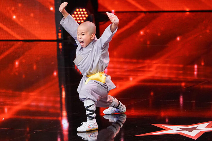 Auf der Supertalent-Bühne wirkt Quoc Bao An Ngo gar nicht schüchtern.