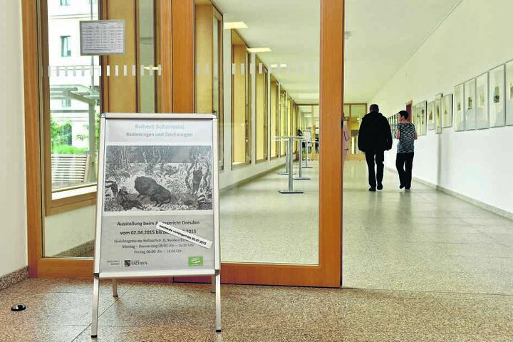 2015 klaute der Dieb ein Gemälde mitten aus dem Amtsgericht.