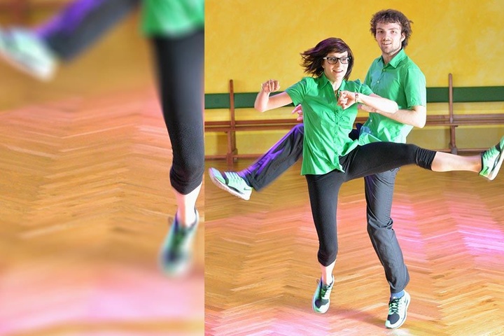 Die 4. Generation: Luisa trainiert mit Maximilian. Jaquelines Tochter ist im Solo-Jumpstyle zweifache Deutsche Meisterin.