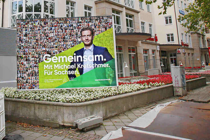Die Zentrale der Landes-CDU an der Fetscherstraße in Dresden.