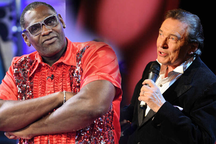 Alphonso Williams (l) und Karel Gott.
