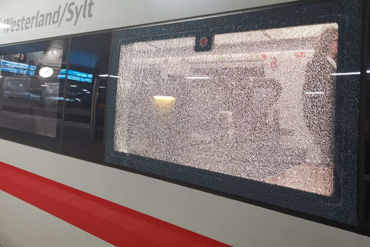 An vier Waggons sind bei neun verschiedenen Stellen Beschädigungen gefunden worden, keines der Geschosse gelangte ins Innere des Zuges.