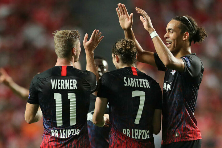 RB Leipzig feierte einen 2:1 bei Benfica Lissabon zum Auftakt in die Königsklasse.