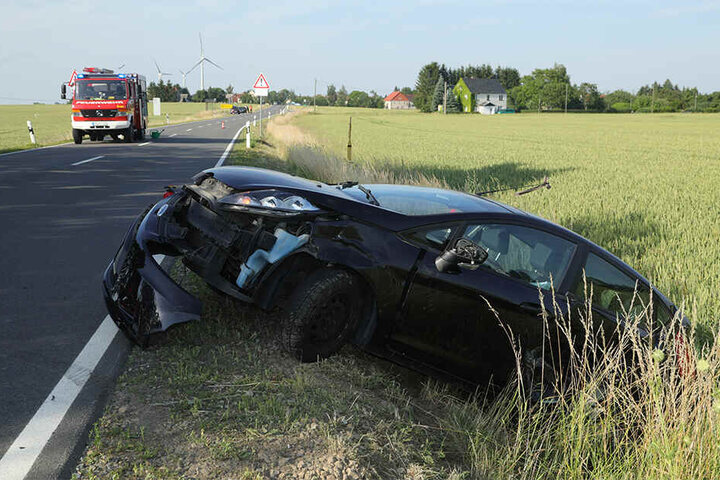 Der Ford Fiesta wurde ebenfalls heftig erwischt.