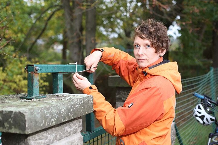 Mit der Schere verschaffte sich die Tagesmutti schon bis zu sechsmal Zutritt
zum Spielplatz.