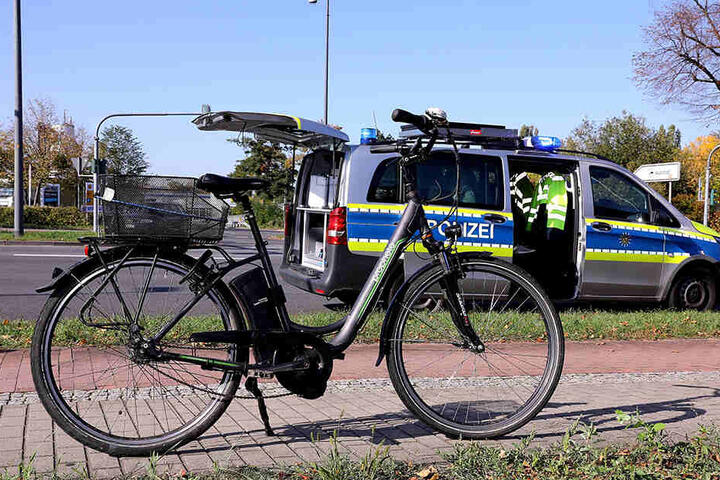 Das Fahrrad des Unfallopfers.