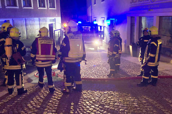 Die Feuerwehren aus Annaberg, Buchholz und Frohnau waren im Einsatz.