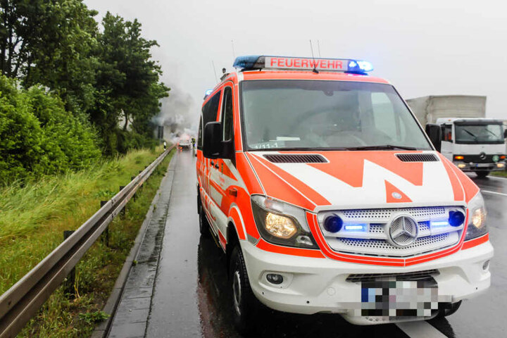 Die Einsatzkräfte der Feuerwehr hatten den Brand schnell unter Kontrolle.