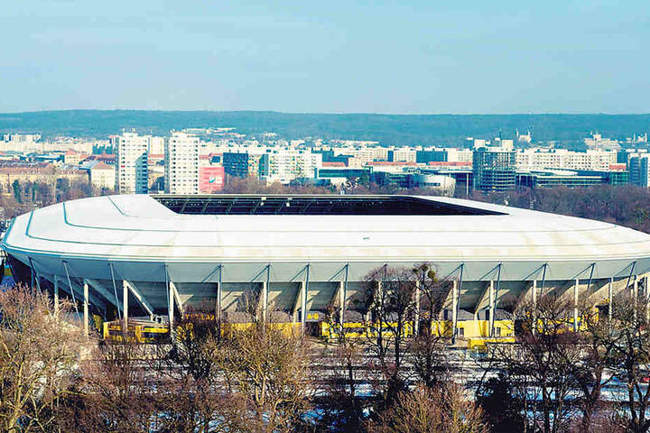 So sieht das bekannte Stadion
heutzutage aus.