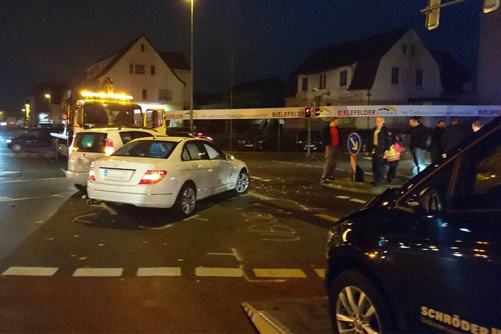Bei dem Mercedes-Benz handelte es sich um das Modell C-Klasse.