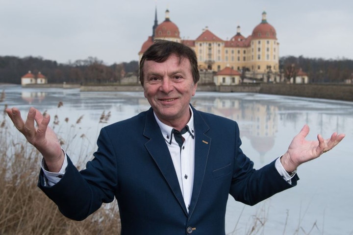 Pavel Travnicek (68, spielte den Prinz) besuchte 2017 die Aschenbrödel-Ausstellung auf Schloss Moritzburg.