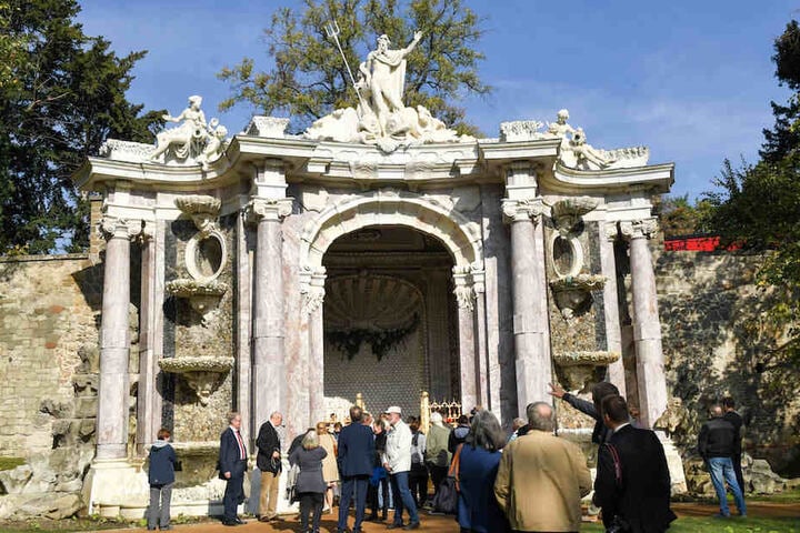 Rund fünf Jahre lang wurde die 261 Jahre alte Neptungrotte im Schlosspark Sanssouci aufwendig saniert.