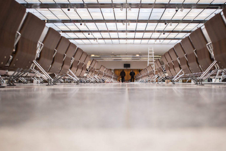 Noch herrscht Totenstille am "Geisterflughafen".