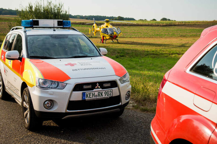 Die Einsatzkräfte waren in Eining mit einem Großaufgebot vor Ort.