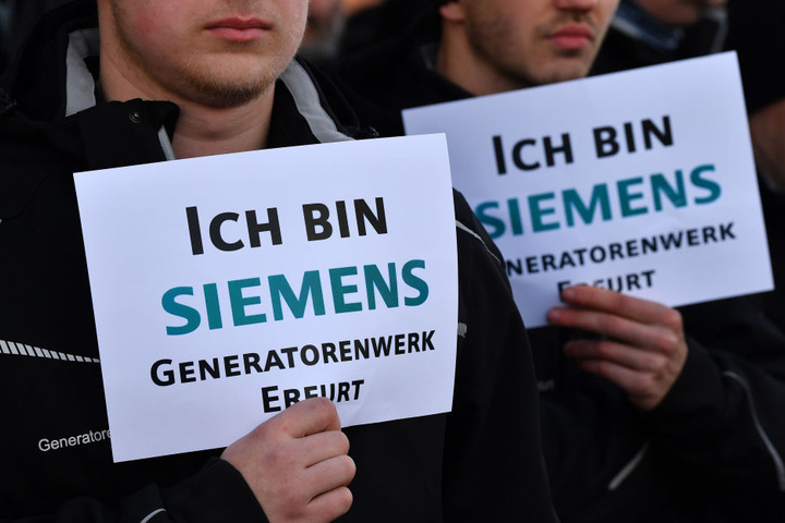 Mit mehreren Kundgebungen versuchten die Mitarbeiter den Standort Erfurt zu retten.