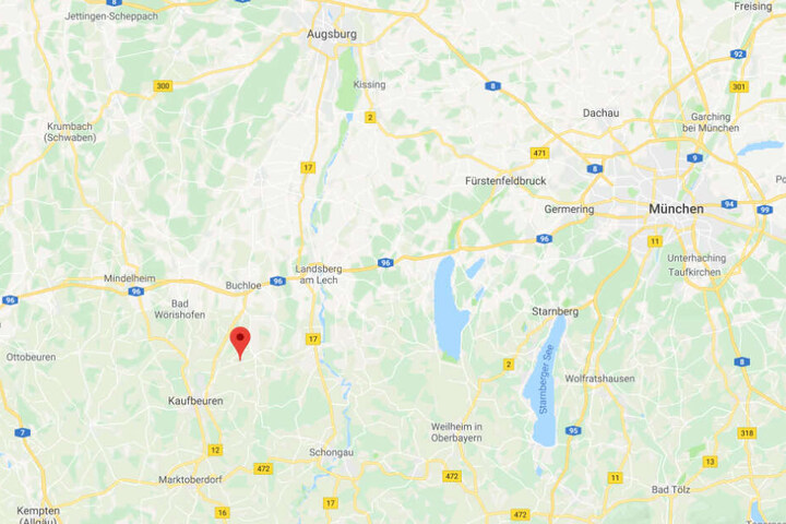 In Westendorf im Landkreis Ostallgäu musste die Polizei einen randalierenden Mann stoppen.