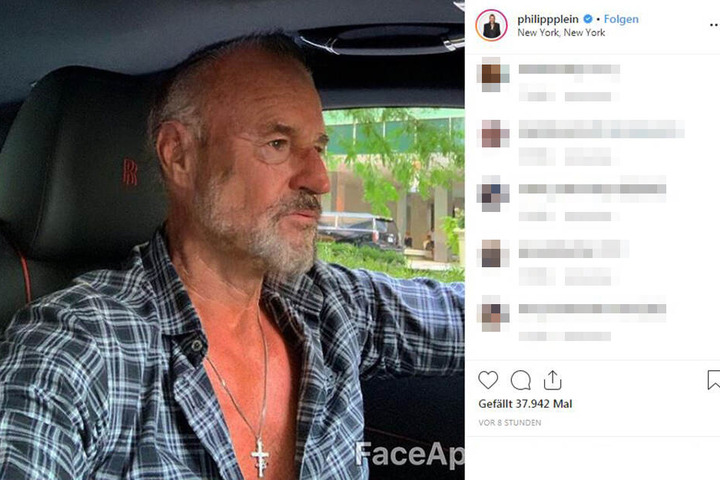 Mode-Macher Philipp Plein beweist auch im Alter noch Stil.