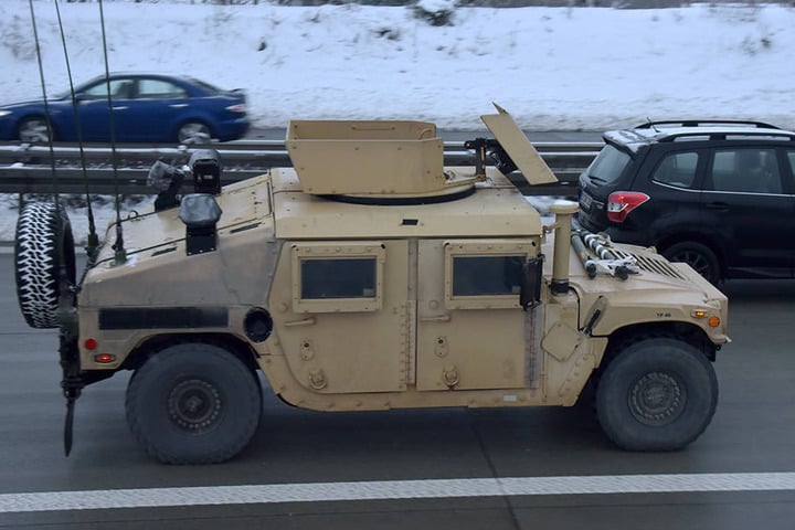 Die Militärtransporte sollen noch bis Ende Januar andauern.