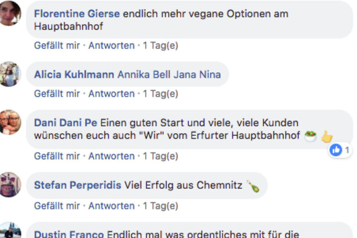 Die Pendler teilen ihre Begeisterung auf Facebook.