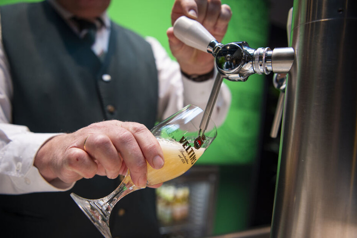 Ein frisch gezapftes Bierchen.