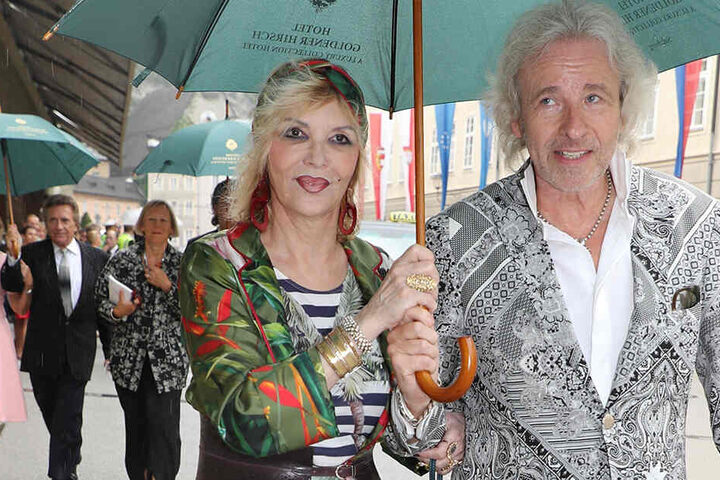 Thea und Thomas Gottschalk zusammen im Jahr 2017.