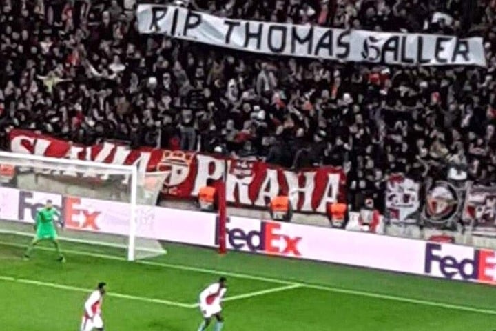 Nicht nur beim Europa-League-Spiel von Slavia Prag...