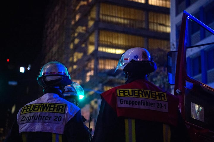 Die Feuerwehr übernahm vor Ort die Kontrolle.