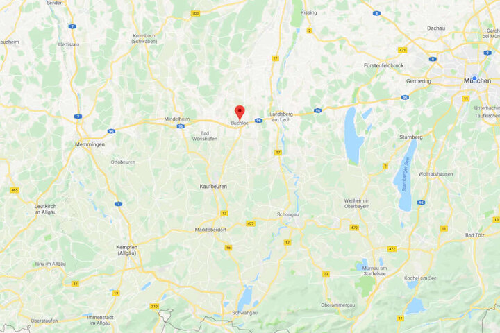 Der Vorfall ereignete sich in der Nähe von Buchloe im Ostallgäu.