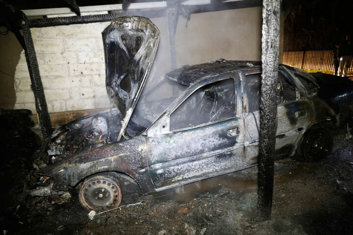 Das Feuer war am Montagabend ausgebrochen.